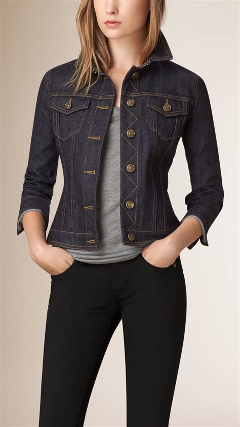 burberry women jackets|Burberry denim jacket women's.